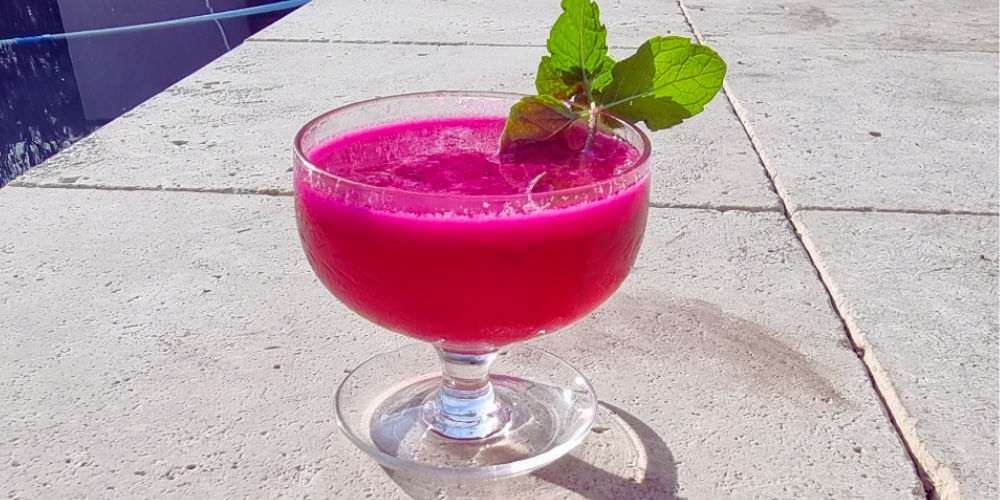 Dragon Fruit White Wine Cocktail Recipe