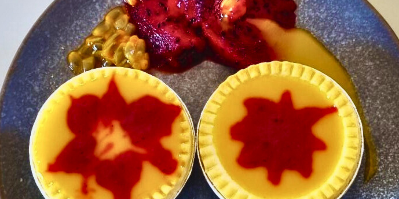 Easy Dragon Fruit Tarts Recipe.