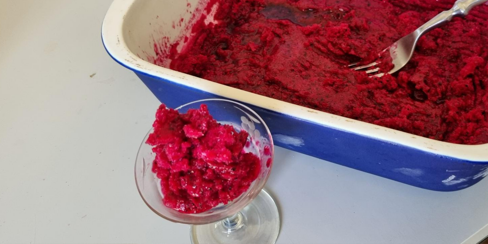 Vegan Dragon Fruit Granita Recipe