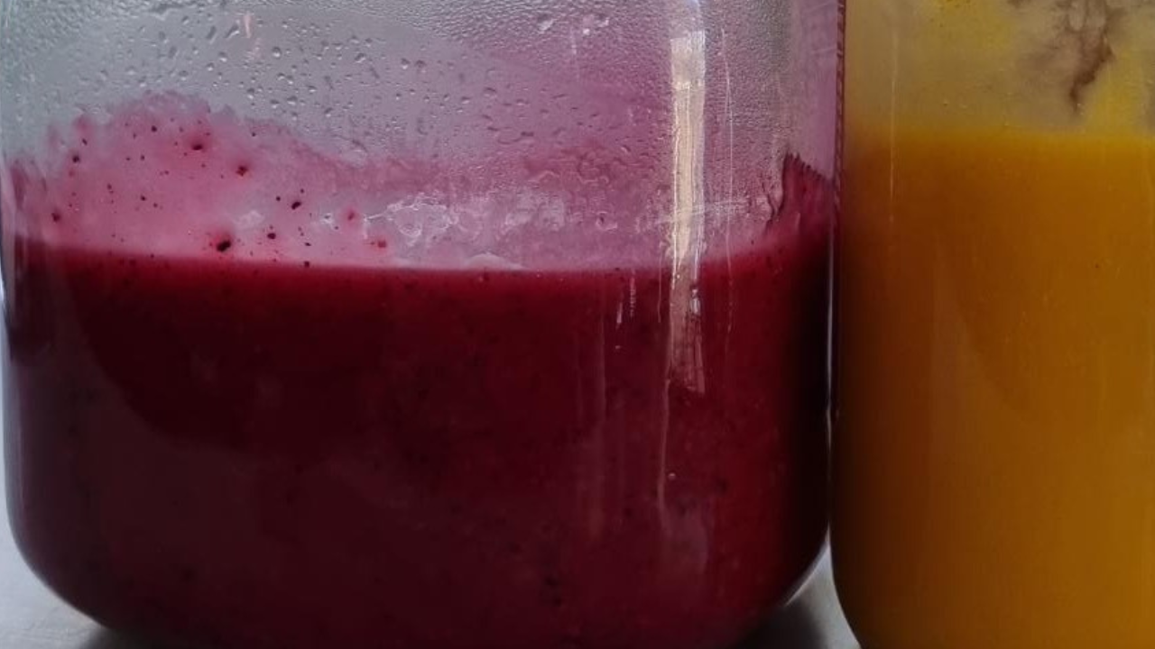 Vegan Dragon Fruit and Passion Fruit Curd Recipe.