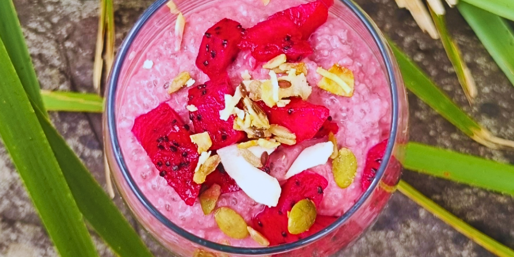 Dragon Fruit Chia Pudding Recipe