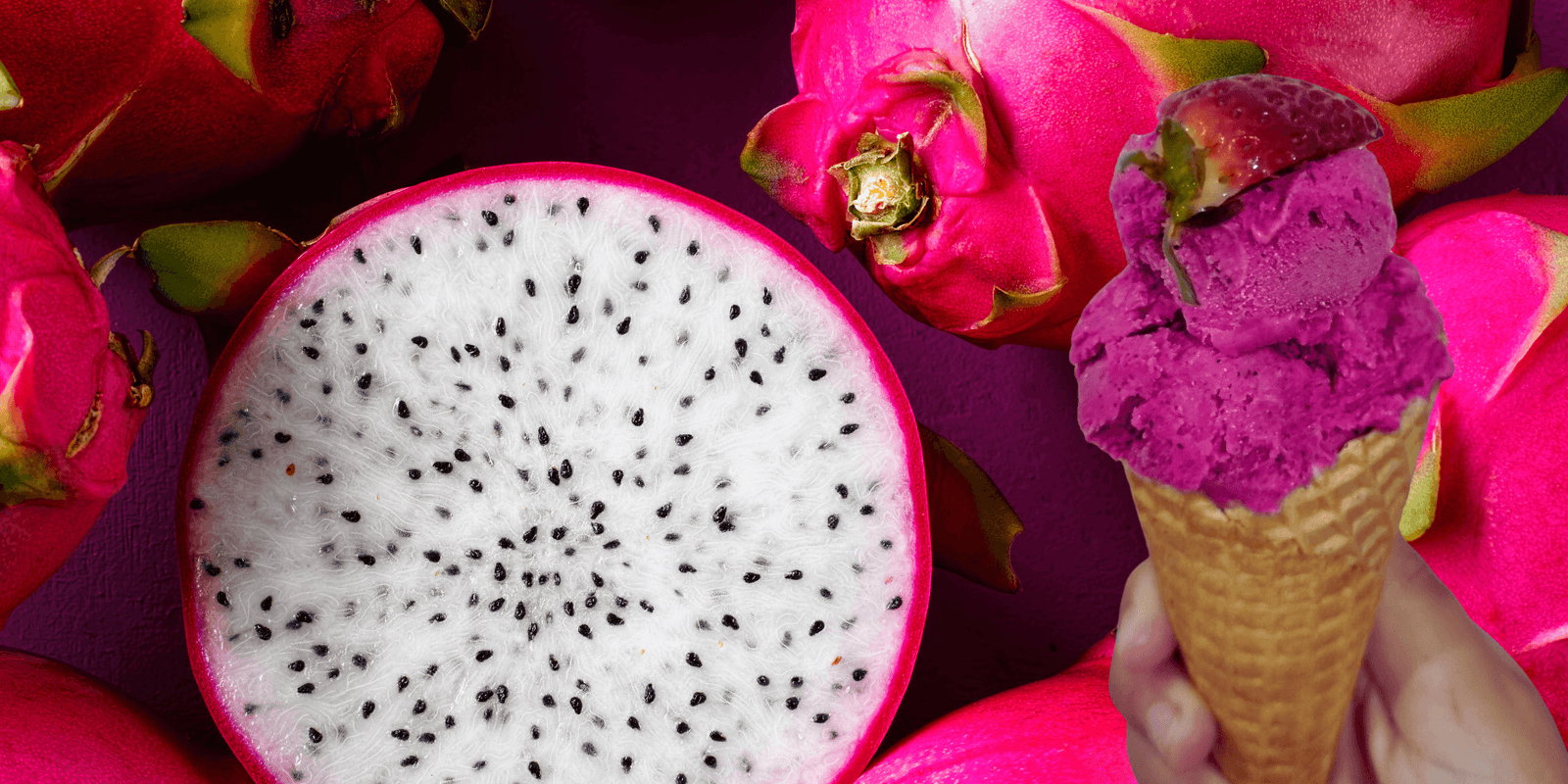 Lazy Dragon Fruit Ice-cream Recipe - Rare Dragon Fruit