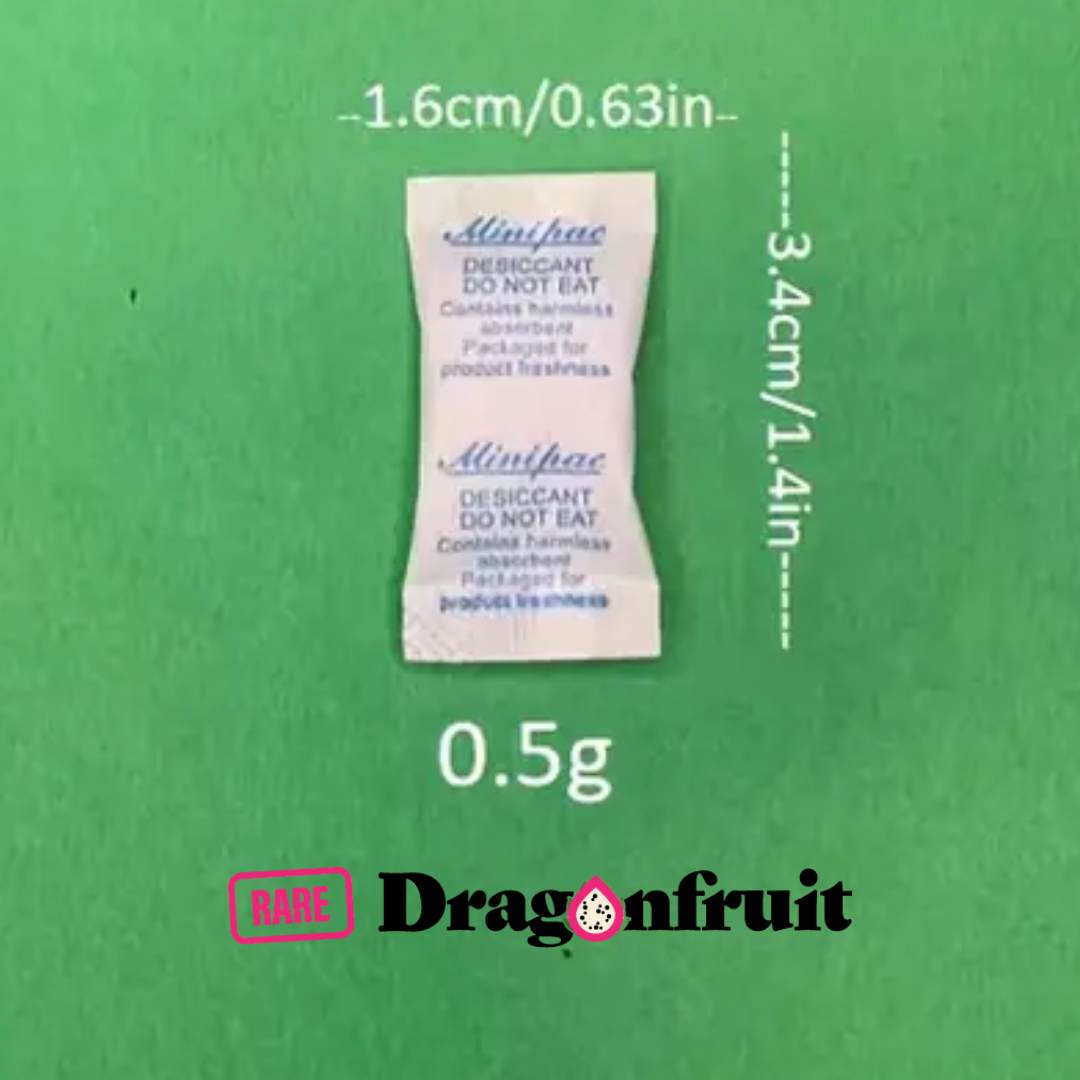 Keep Your Dragon fruit Pollen Dry with MiniGuard™ Desiccant 1 Packet