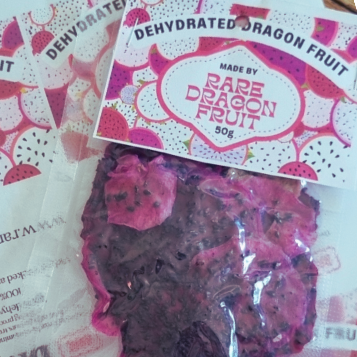 Dehydrated Rare Dragon Fruit 50g - Rare Dragon Fruit