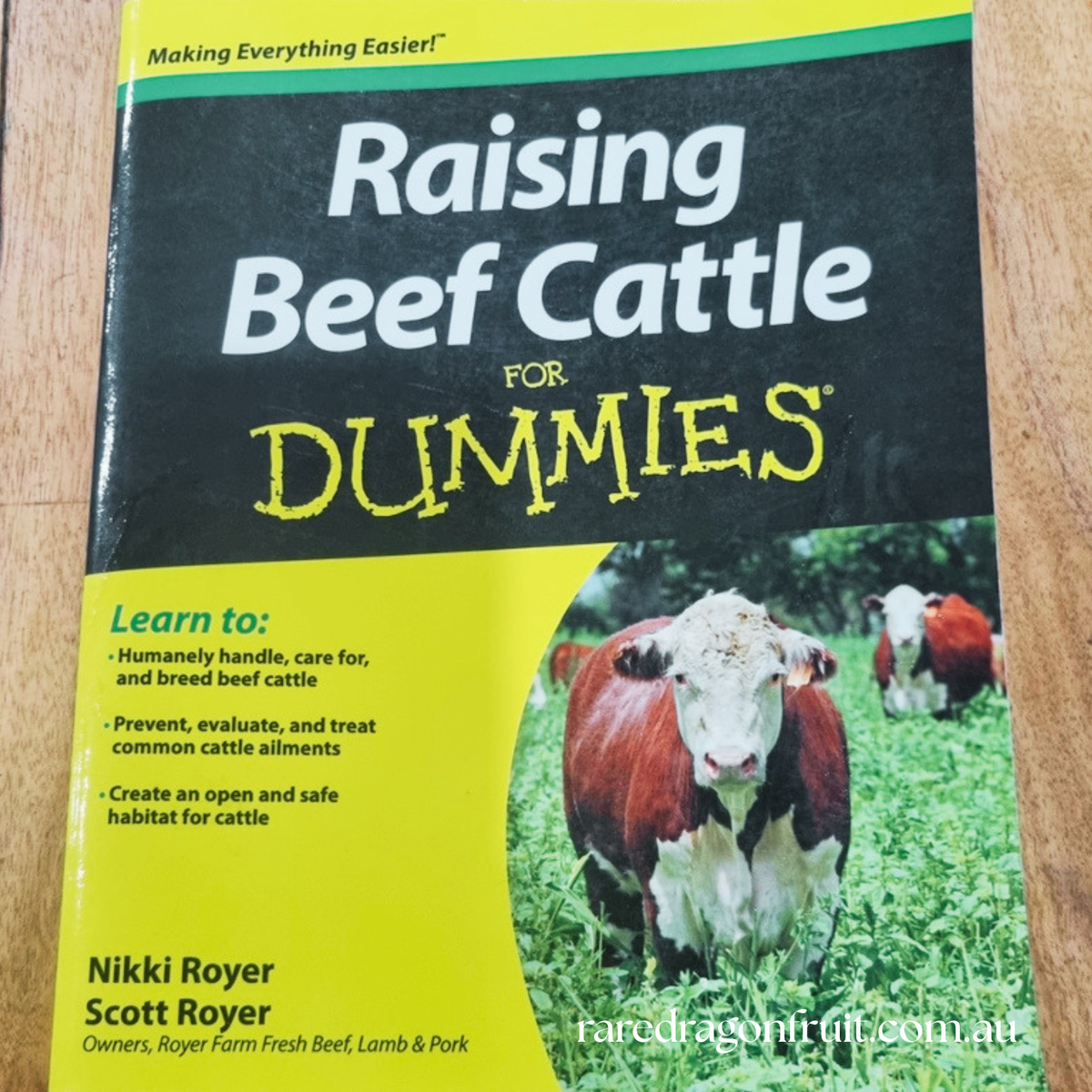 Raising Beef Cattle For Dummies – Scott & Nikki Royer (Second-Hand)