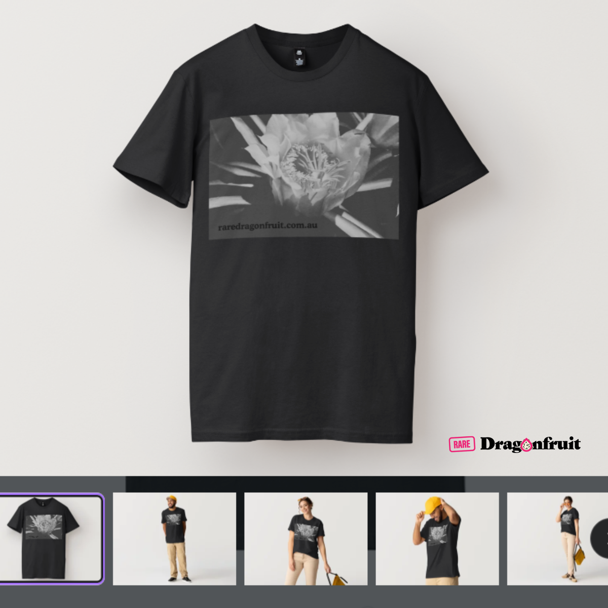 Dragon Fruit Flower Tee Shirt