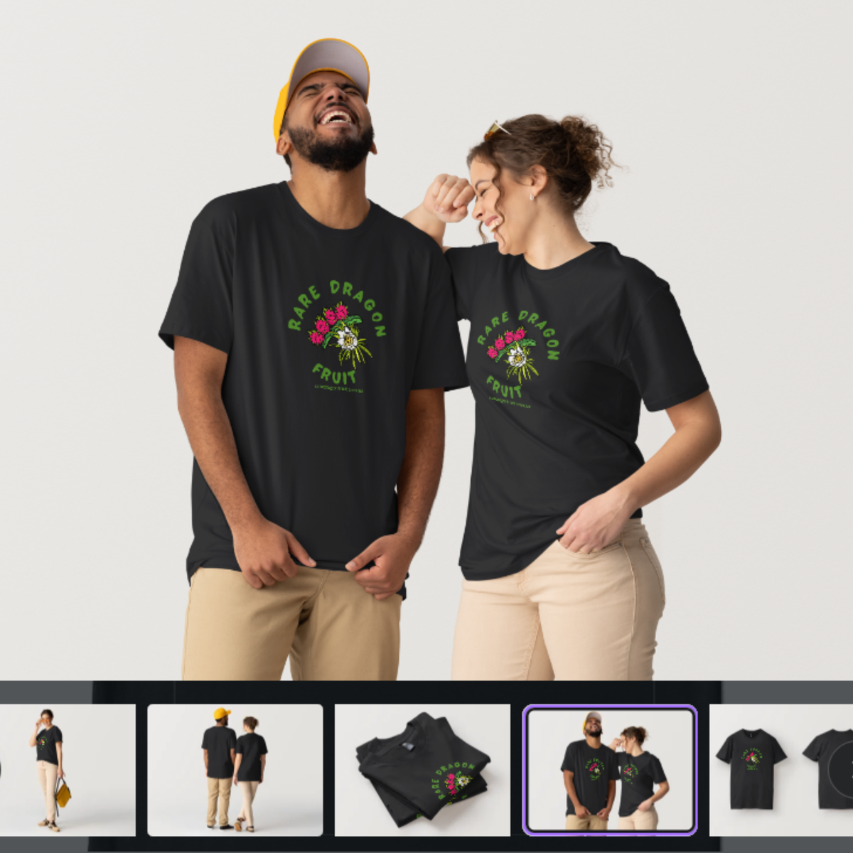Rare Dragon Fruit Flower Tee Shirt