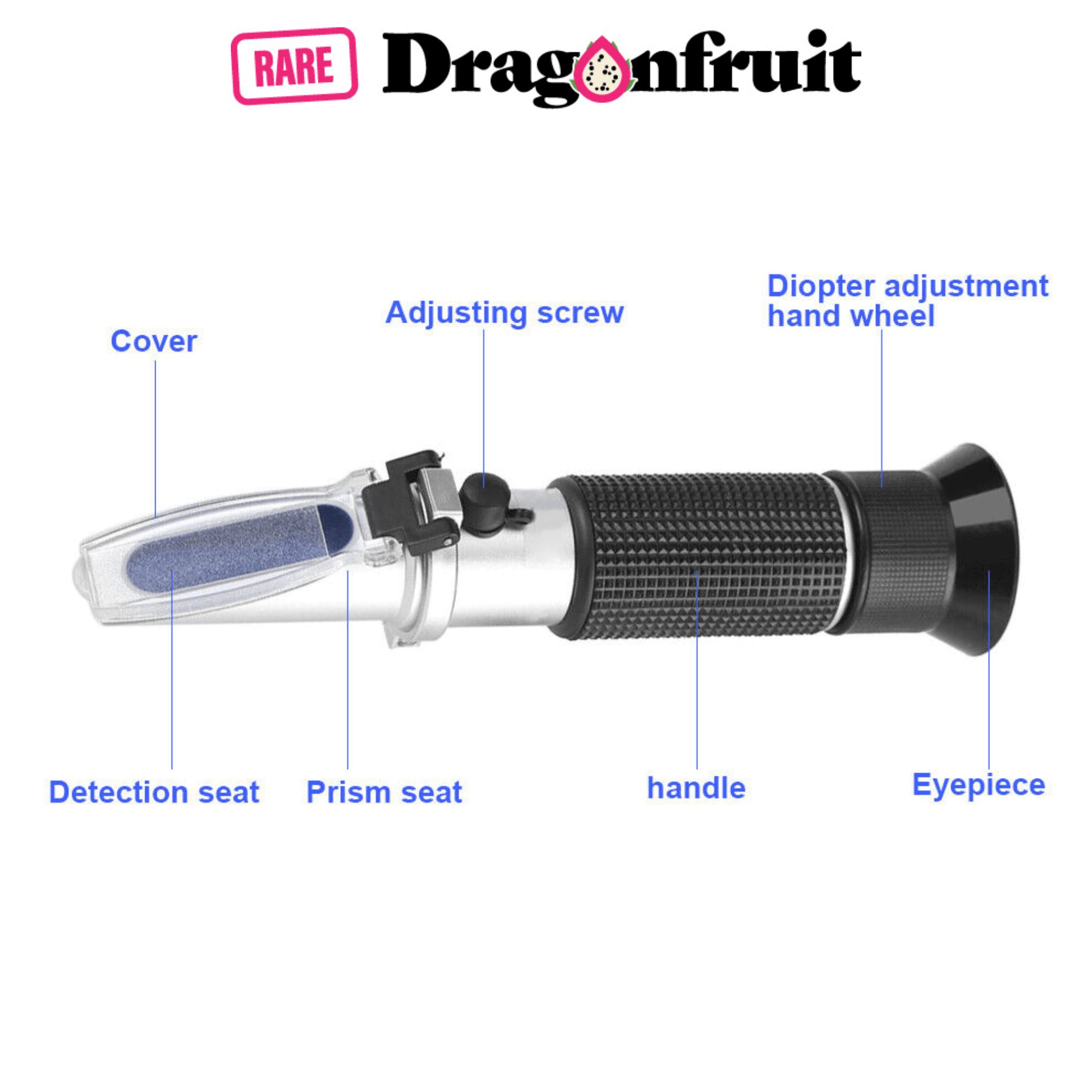 Honing Refractometer, XRCLIF Draagbare Handbediende Honing Tester met Honing Refractometer, XRCLIF Draagbare Handbediende Honing Tester met
